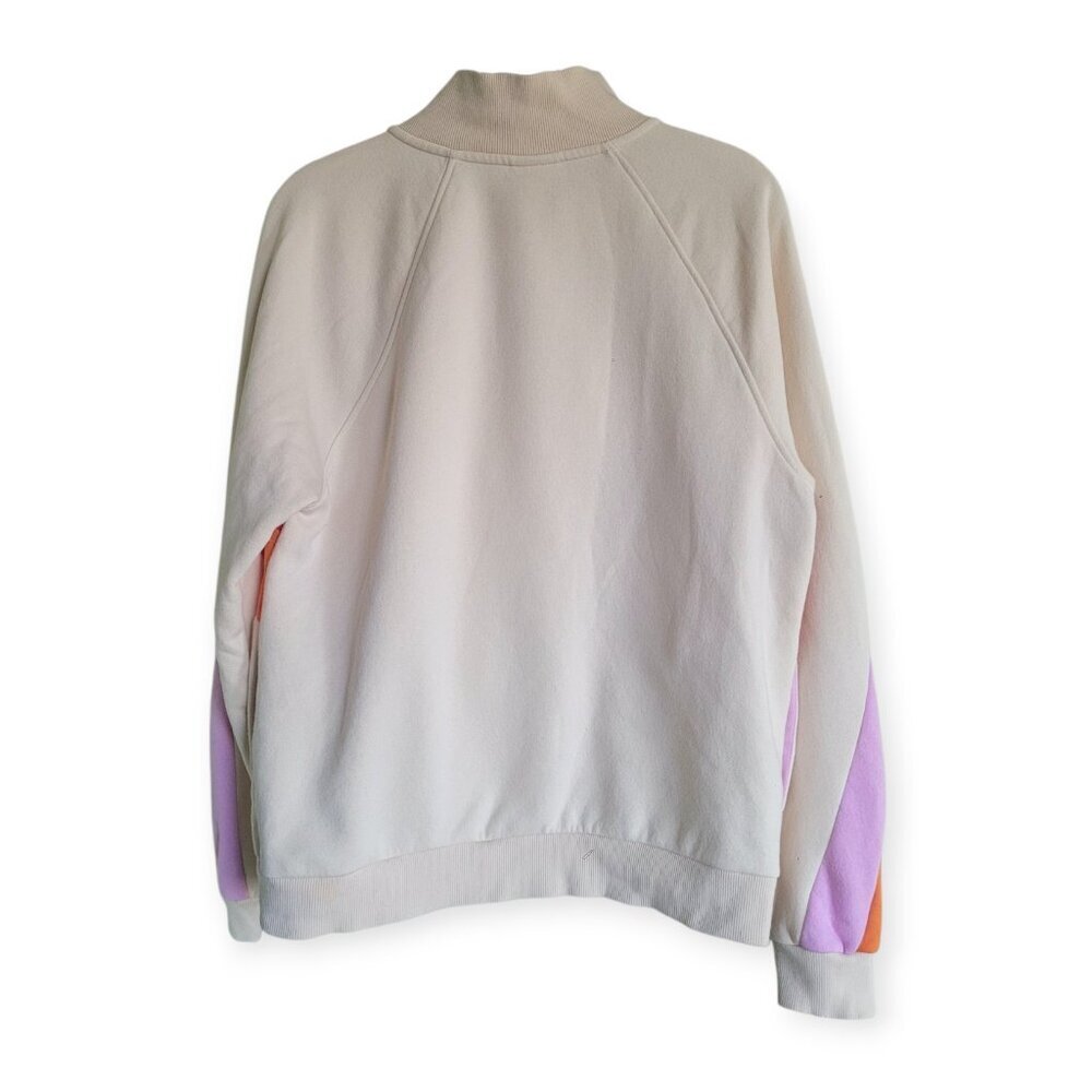 LEGO x Target Womens Track Jacket Medium Pink Red Cream Colorblock Zip Retro Fit - Picture 4 of 12